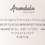 Arumdalu Font Poster 5