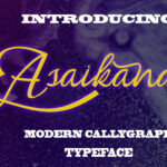 Asaikana Font Poster 1