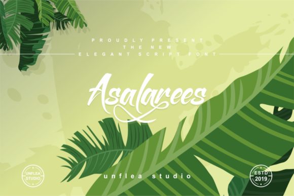 Asalarees Font Poster 1