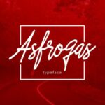 Asfrogas Font Poster 1