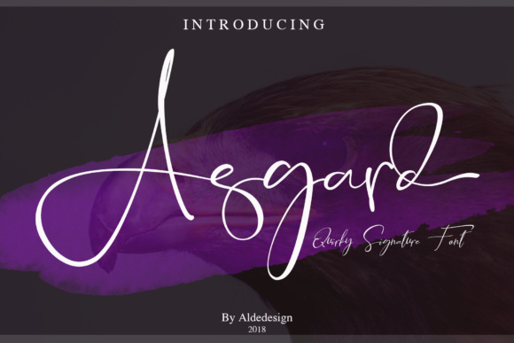 Asgard Font Poster 1