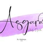Asgard Font Poster 2