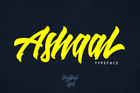 Ashaal Script Font