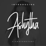 Ashytha Font Poster 1