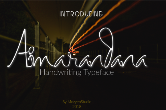 Asmarandana Font Poster 1