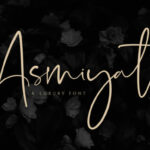 Asmiyati Font Poster 1