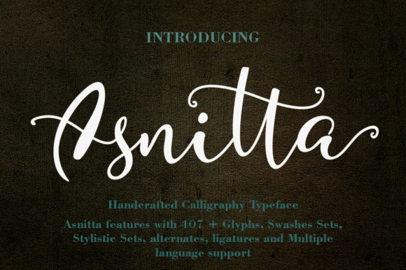 Asnitta Font Poster 1