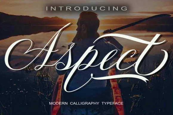Aspect Font Aspect Font Poster 1