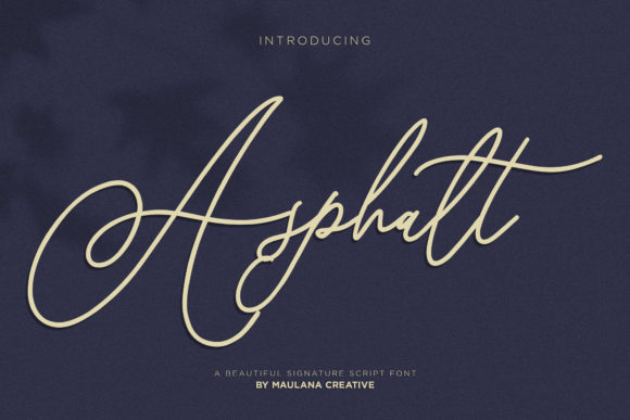 Asphalt Font