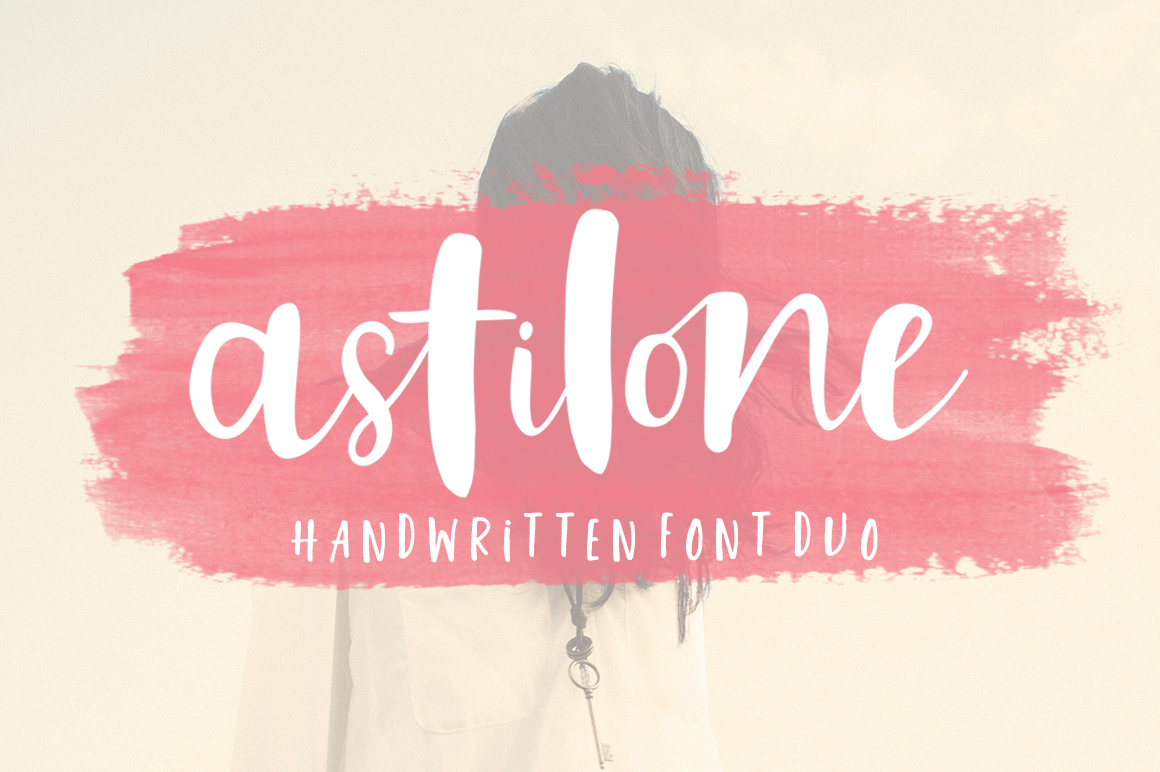 Astilone Font Duo Font Poster 1