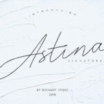 Astina Font Poster 1
