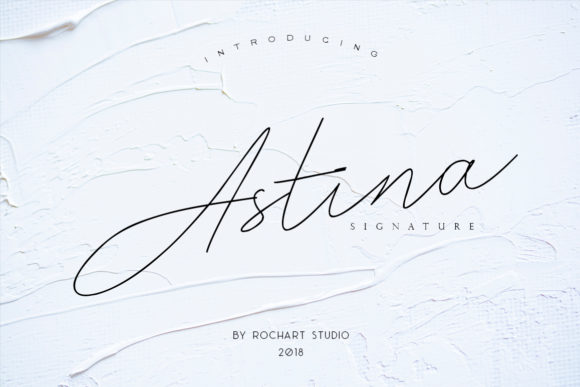 Astina Font Poster 1