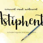 Astiphent Font Poster 6