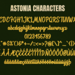 Astonia Font Poster 13