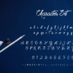 Asturo Ribbon Font Poster 6