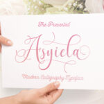 Asyiela Font Poster 1