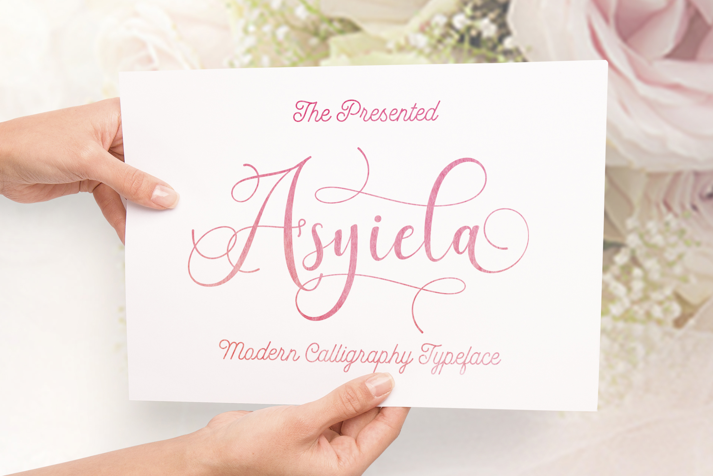 Asyiela Font Poster 1