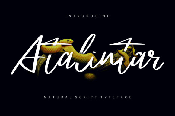 Atalintar Font Poster 1