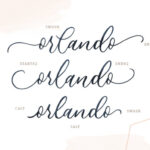 Athalia Script Font Poster 3