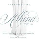 Athena Font Poster 1