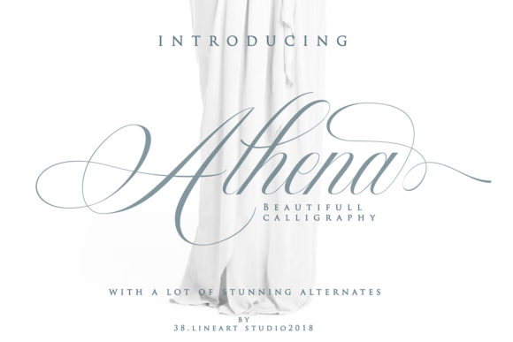 Athena Font Poster 1