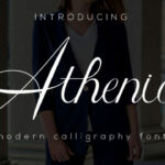 Athenia Font Poster 10