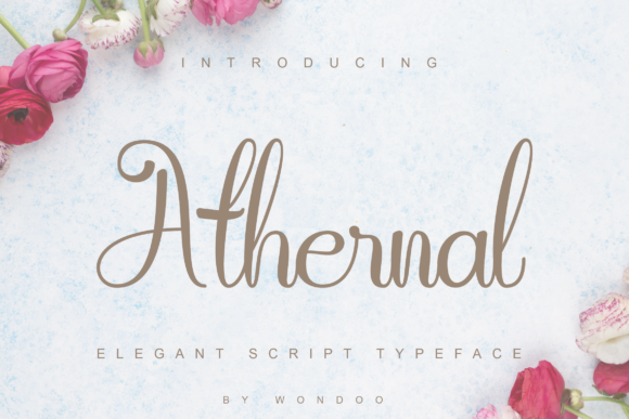 Athernal Font Poster 1