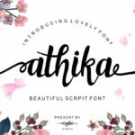Athika Font Poster 1