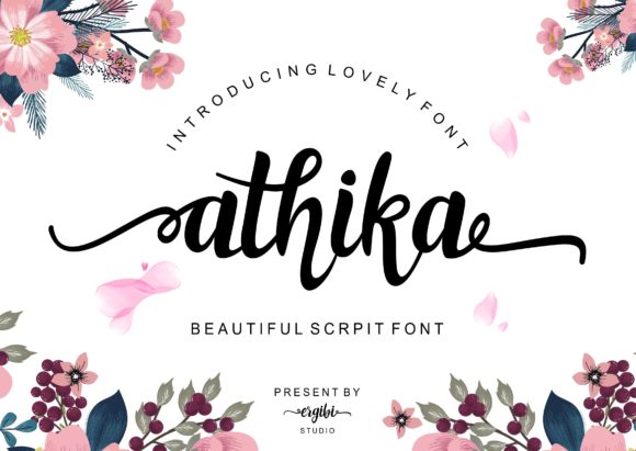 Athika Font Poster 1