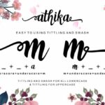 Athika Font Poster 3