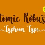 Atomic Robusta Font Poster 1