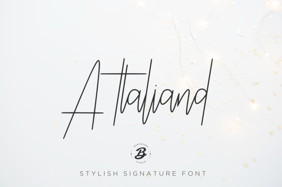 Attaliand Font Poster 1