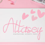 Attasey Signature Font Poster 1