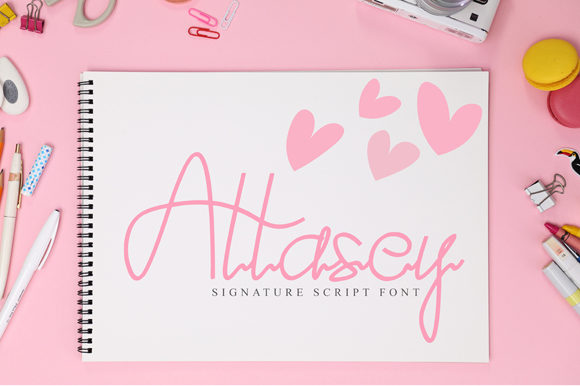 Attasey Signature Font Poster 1