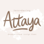 Attaya Font Poster 1