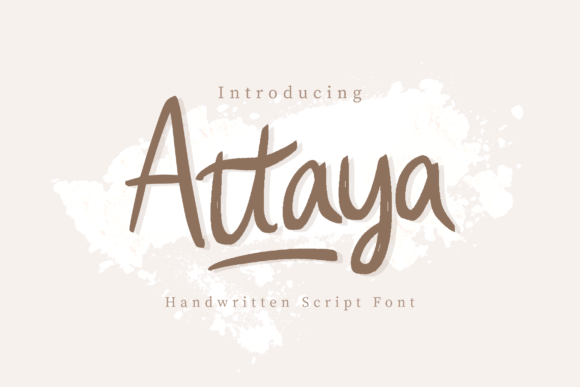 Attaya Font Poster 1