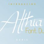 Atthia Font Poster 1