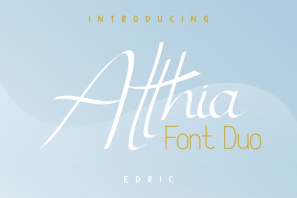Atthia Font Poster 1