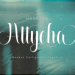 Attycha Font Poster 1