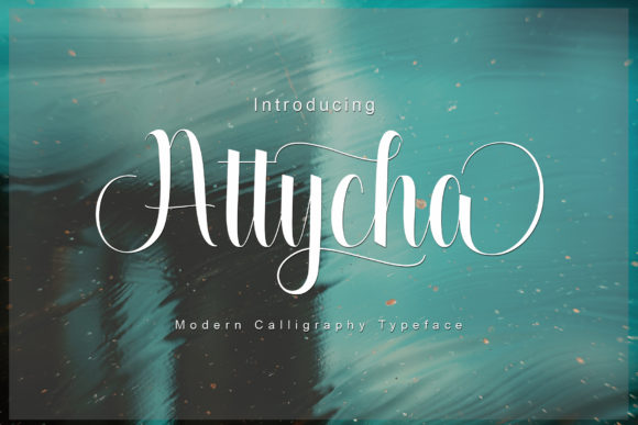 Attycha Font Poster 1