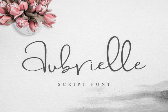 Aubrielle Font Poster 1