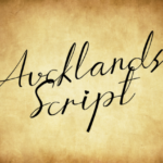 Aucklands Script Font Poster 2