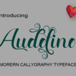 Audeline Font Poster 1