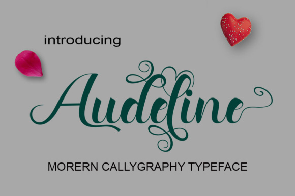 Audeline Font Poster 1