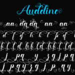 Audeline Font Poster 8