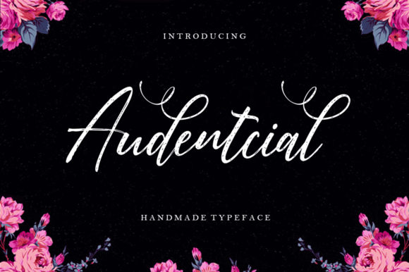 Audentcial Font Poster 1