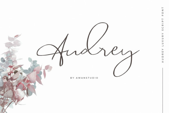 Audrey Font Poster 1