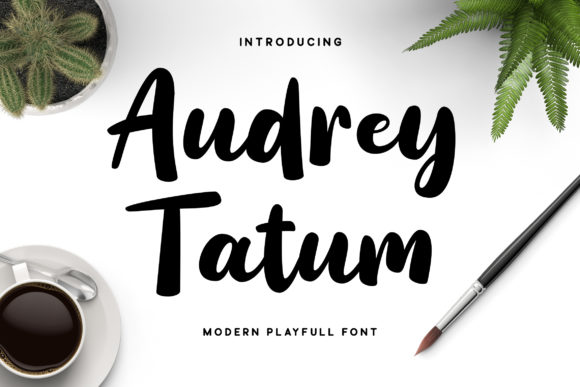 Audrey Tatum Font Poster 1