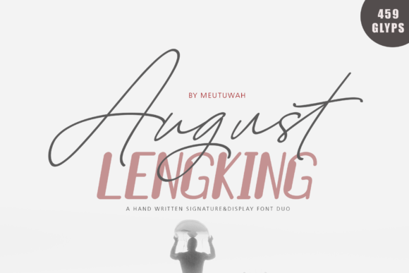 August Lengking Duo Font Poster 1