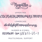 Augustha Font Poster 5